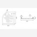 AMCO SANIMED 80 X 80 X 10 CM ΗΜΙΚΥΚΛΙΚΗ
